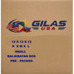 PRE- PACKED SMALL BALIKBAYAN BOX 12 X 12 X 12