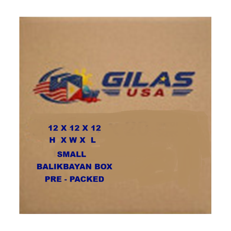 PRE- PACKED SMALL BALIKBAYAN BOX 12 X 12 X 12