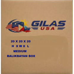 BALIKBAYAN BOX MEDIUM  BOX 20 X 20 X 20