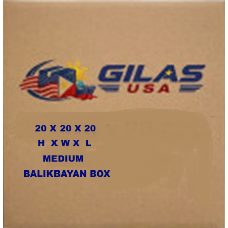 SMALL BALIKBAYAN BOX 12 X 12 X 12