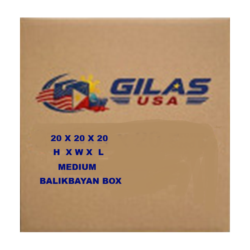SMALL BALIKBAYAN BOX 12 X 12 X 12
